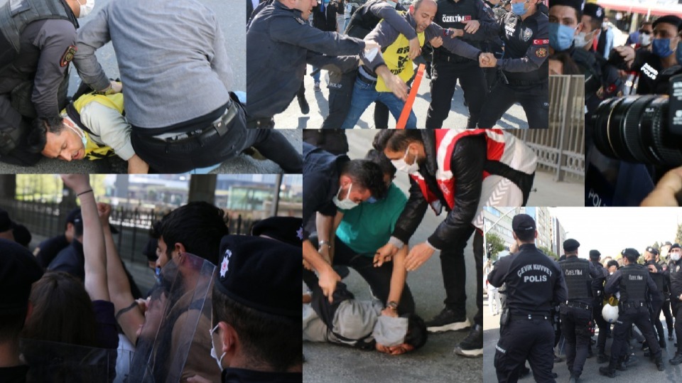 1 Mayıs'ı alanlarda kutlamak isteyen emekçilere gözaltı: 70'i aşkın kişi gözaltına alındı